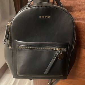 Nine West Black and Gold Backpack